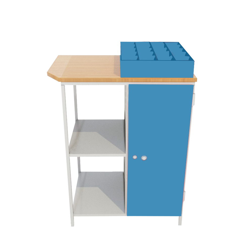 ТПМ-09-02 стол-тумба для инструмента